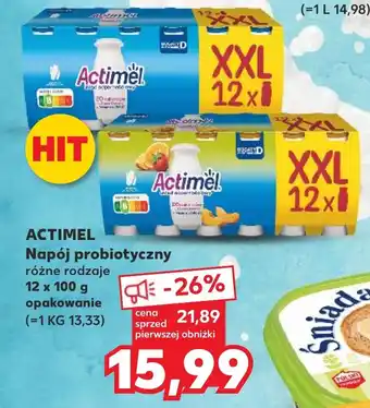 Kaufland ACTIMEL Napój probiotyczny 12 x 100 g oferta