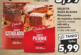 Kaufland DELECTA DUŻA BLACHA Mieszanka do wypieku ciasta 600-680 g oferta