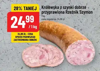 Polomarket Królewska z szynki dobrze przyprawiona Rzeźnik Szymon 1 kg oferta