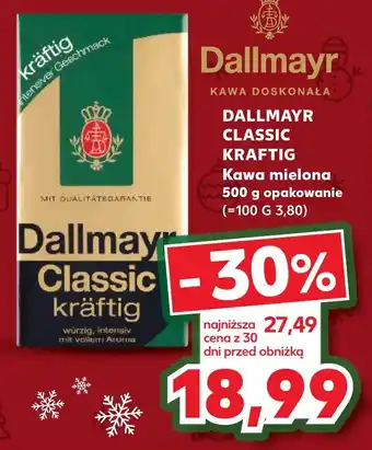Kaufland DALLMAYR CLASSIC KRAFTIG Kawa mielona 500 g oferta