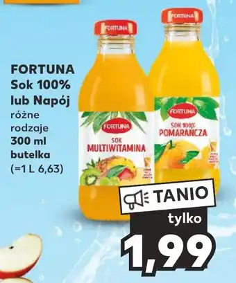 Kaufland FORTUNA Sok 100% lub Napój 300 ml oferta