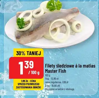 Polomarket Filety śledziowe á la matias Master Fish 100 g oferta