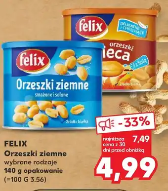 Kaufland FELIX Orzeszki ziemne 140 g oferta