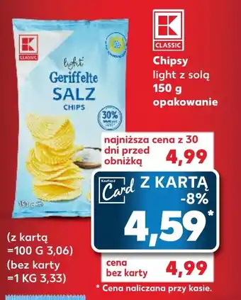 Kaufland Chipsy 150 g oferta