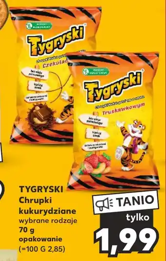 Kaufland TYGRYSKI Chrupki kukurydziane 70 g oferta