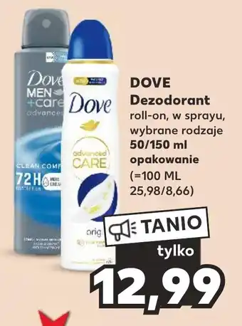 Kaufland DOVE Dezodorant 50/150 ml oferta