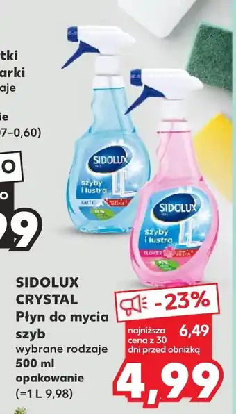 Kaufland SIDOLUX CRYSTAL Płyn do mycia szyb 500 ml oferta