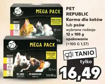 Kaufland PET REPUBLIC Karma dla kotów lub psów 12 x 100 g oferta