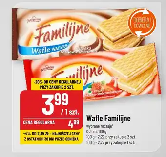 Polomarket Wafle Familijne 180 g oferta