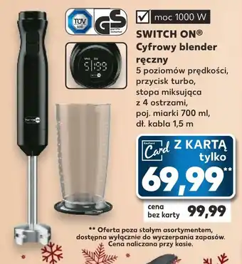 Kaufland SWITCH ON Cyfrowy blender ręczny oferta