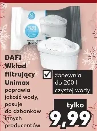 Kaufland DAFI Wkład filtrujący Unimax oferta