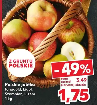Kaufland Polskie jabłka 1 kg oferta