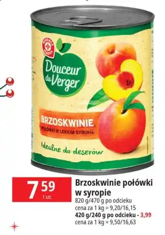 E.Leclerc Brzoskwinie połówki douceur du verger oferta