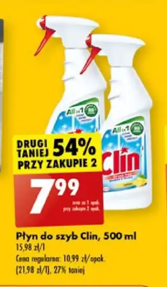 Biedronka Płyn do szyb Clin, 500 ml oferta