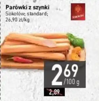 Stokrotka Parówki z szynki 100 g oferta