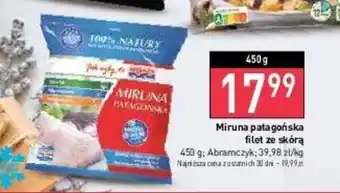 Stokrotka Miruna patagońska filet ze skórą 450g oferta