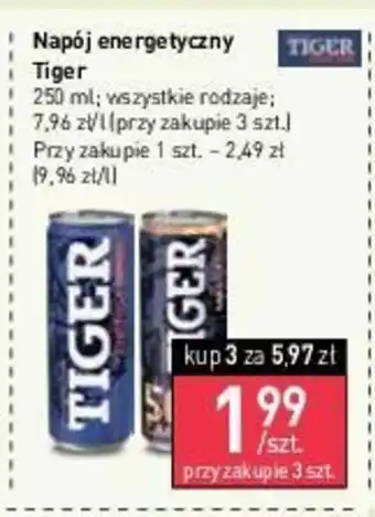 Stokrotka Napój energetyczny Tiger 250ml oferta