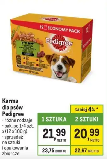 Makro Karma dla psów Pedigree 12x100g oferta