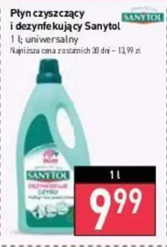 Stokrotka Płyn czyszczący i dezynfekujący Sanytol 1l oferta