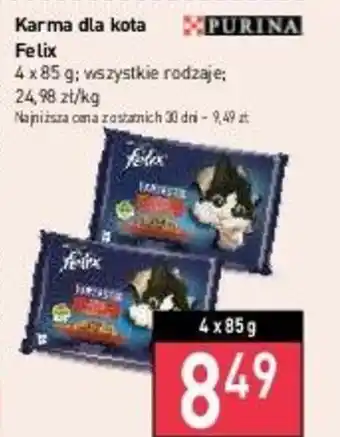 Stokrotka Karma dla kota Felix 4x85g oferta
