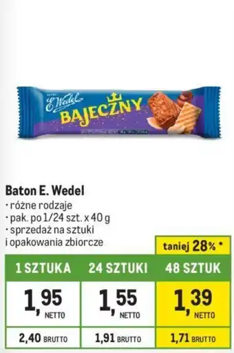 Makro Baton E. Wedel 40g oferta