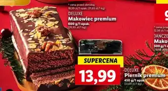 Lidl DELUXE Piernik premium 450 g oferta