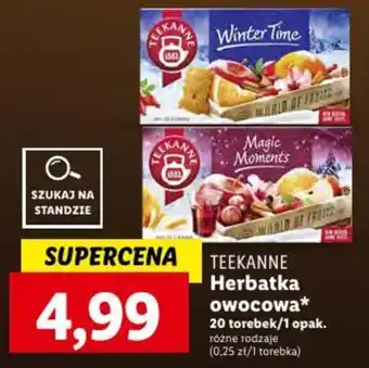 Lidl TEEKANNE Herbatka owocowa 20 torebek oferta