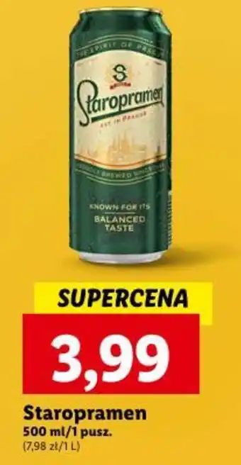 Lidl Staropramen 500 ml oferta