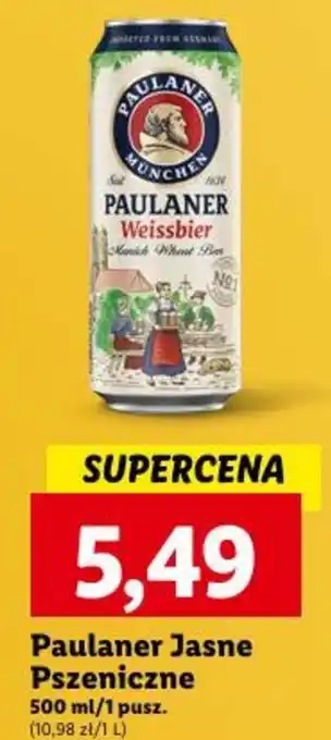 Lidl Paulaner Jasne Pszeniczne 500 ml oferta