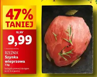 Lidl Szynka wieprzowa 1 kg oferta