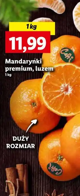 Lidl Mandarynki premium, luzem 1 kg oferta