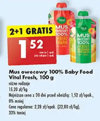 Biedronka Mus vital fresh oferta