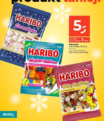 Dealz Żelki Haribo 160-175 g oferta