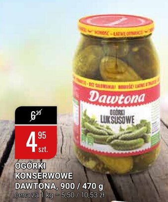 bi1 Ogórki konserwowe Dawtona 900g oferta