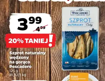 Netto Szprot naturalny wędzony na gorąco pescadero oferta