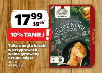 Netto Tulip z nogi z kaczki w przyprawach wolno gotowany sztuka mięsa oferta