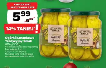 Netto Ogórki kanapkowe tradycyjny smak oferta
