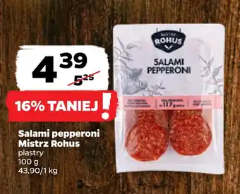 Netto Salami pepperoni mistrz rohus oferta