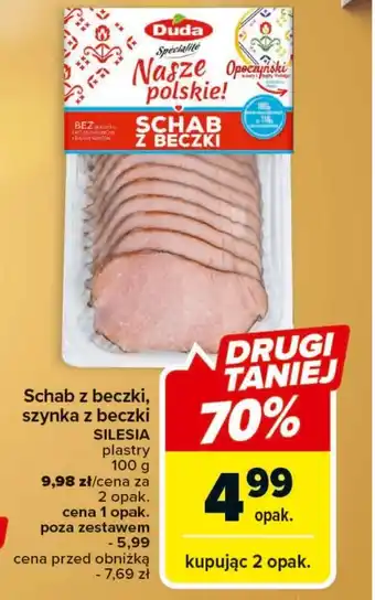 Carrefour Market Schab z beczki duda oferta