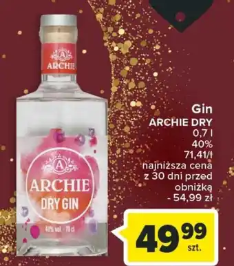 Carrefour Gin archie dry oferta