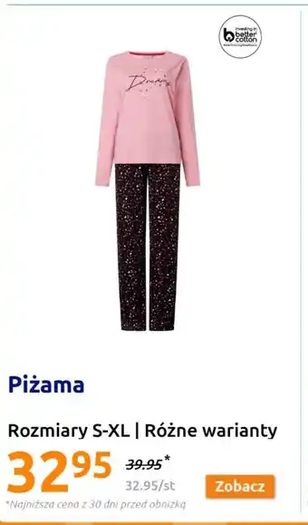 Piżama Rozmiary S-XL