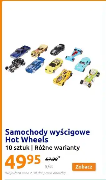 Action Samochody wyścigowe Hot Wheels oferta