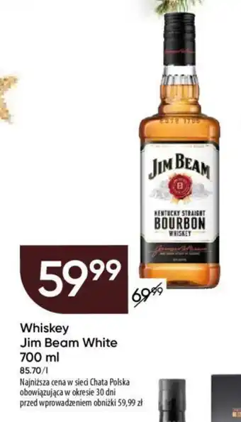 Chata Polska Whiskey Jim Beam White 700 ml oferta