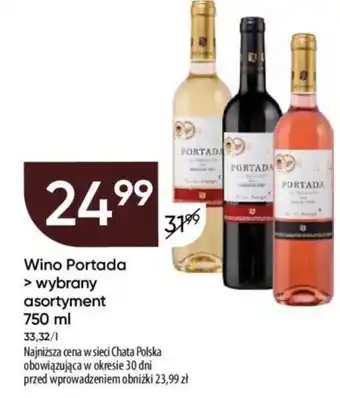 Chata Polska Wino Portada 750ml oferta