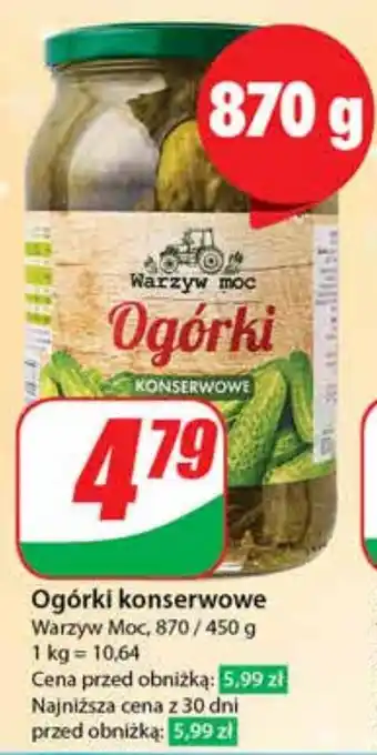 Dino Ogórki konserwowe 870/450 g oferta