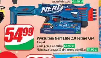 Dino Wyrzutnia Nerf Elite 2.0 Tetrad Qs4 1 opak. oferta