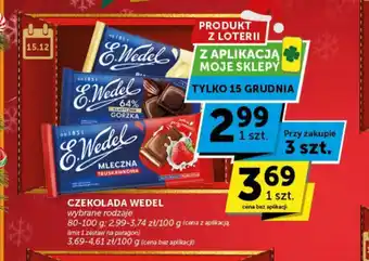 Groszek CZEKOLADA WEDEL 80-100g oferta