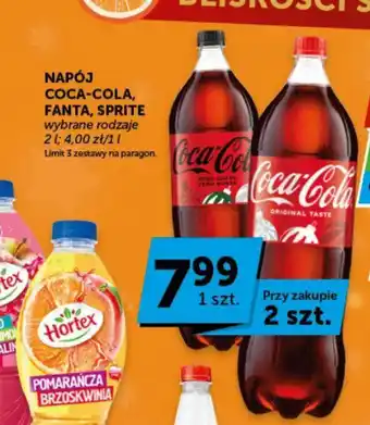 Groszek NAPÓJ COCA-COLA, FANTA, SPRITE 2l oferta