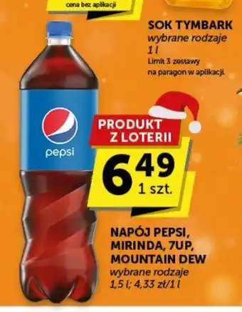 Groszek Napój pepsi Mirinda, 7UP, Mountain Dew 1,5l oferta