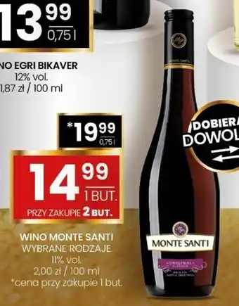 Twój Market WINO MONTE SANTI 0,75l oferta